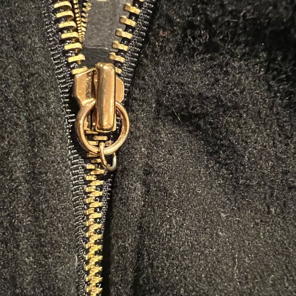 Coogi Black Jacket with Gold Zipper - Picture 7 of 7